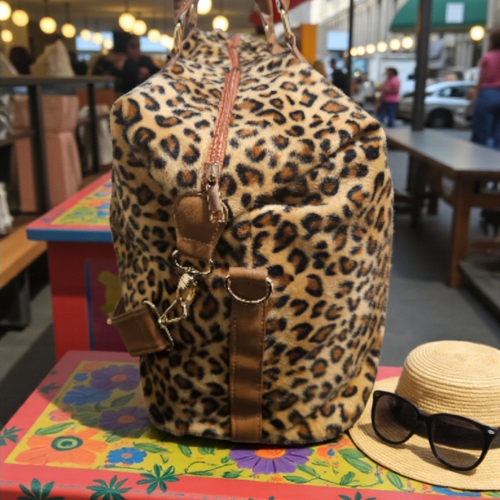 Leopard Print Travel Bag - Picture 2 of 5